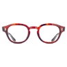 Cutler & Gross - 9290 Round Optical Glasses - Red Havana - Luxury - Cutler & Gross Eyewear