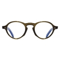Cutler & Gross - GR08 Round Optical Glasses - Olive - Luxury - Cutler & Gross Eyewear