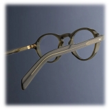 Cutler & Gross - GR08 Round Optical Glasses - Olive - Luxury - Cutler & Gross Eyewear