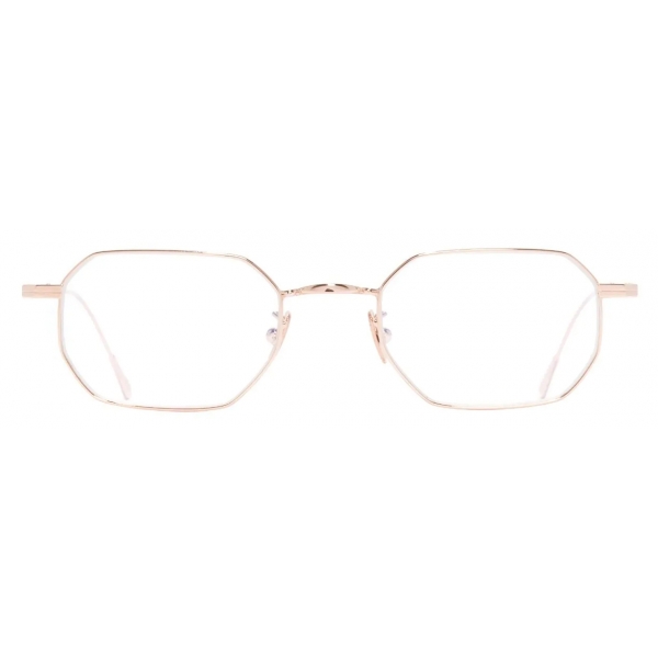 Cutler & Gross - 0005 Round Optical Glasses - Rose Gold - Luxury - Cutler & Gross Eyewear