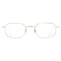 Cutler & Gross - 0005 Round Optical Glasses - Yellow Gold 24K + Rhodium 18K - Luxury - Cutler & Gross Eyewear