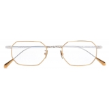 Cutler & Gross - 0005 Round Optical Glasses - Yellow Gold 24K + Rhodium 18K - Luxury - Cutler & Gross Eyewear