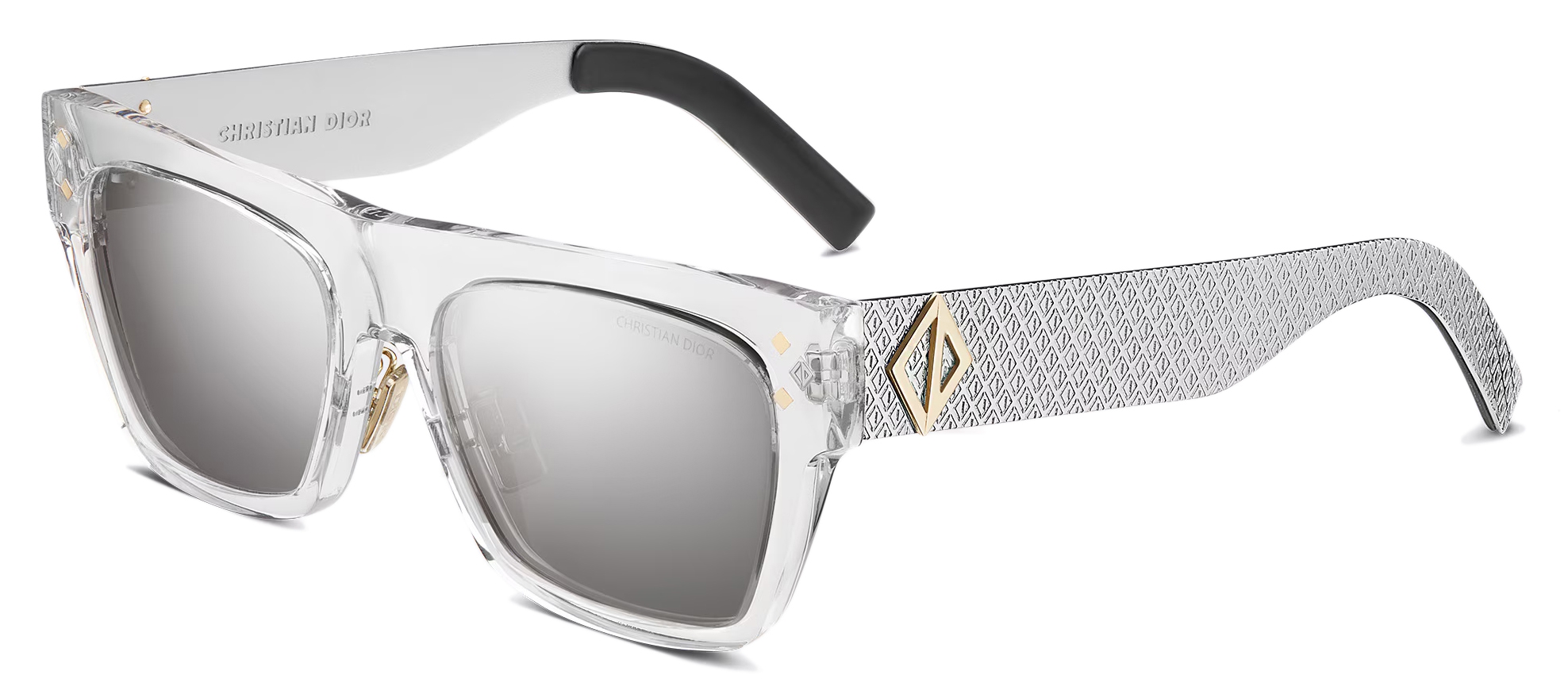 Dior - Sunglasses - CD Diamond S8F - Crystal Silver - Dior