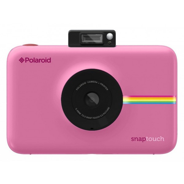 Polaroid - Polaroid Snap Touch Instant Print Digital Camera With LCD Display (Pink) with Zink Zero Ink Printing Technology