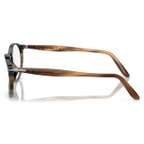 Persol - PO3092V - Grigio Striato Nero - Occhiali da Vista - Persol Eyewear