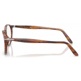 Persol - PO3092V - Striped Brown - Optical Glasses - Persol Eyewear
