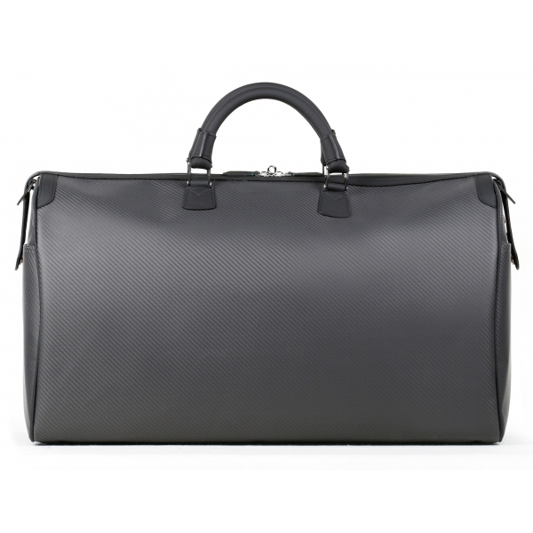 Avvenice - Infinite L - Carbon Fiber Bag - Black - Handmade in Italy - Exclusive Luxury Collection