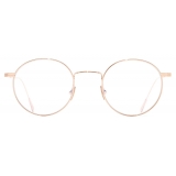 Cutler & Gross - 0001 Round Optical Glasses - Rose Gold 18K - Luxury - Cutler & Gross Eyewear