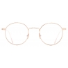 Cutler & Gross - 0001 Round Optical Glasses - Rose Gold 18K - Luxury - Cutler & Gross Eyewear