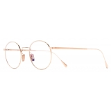 Cutler & Gross - 0001 Round Optical Glasses - Rose Gold 18K - Luxury - Cutler & Gross Eyewear