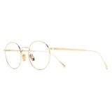 Cutler & Gross - 0001 Round Optical Glasses - Gold 18K - Luxury - Cutler & Gross Eyewear