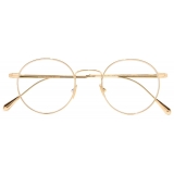 Cutler & Gross - 0001 Round Optical Glasses - Gold 18K - Luxury - Cutler & Gross Eyewear