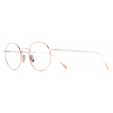 Cutler & Gross - 0001 Round Optical Glasses - Rose Gold 18K + Rhodium 18K - Luxury - Cutler & Gross Eyewear