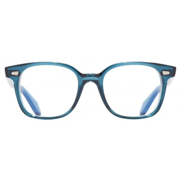 Cutler & Gross - 9990 Round Optical Glasses - Dark Teal - Luxury - Cutler & Gross Eyewear