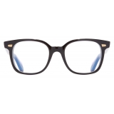 Cutler & Gross - 9990 Round Optical Glasses - Purple on Black - Luxury - Cutler & Gross Eyewear