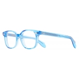 Cutler & Gross - 9990 Round Optical Glasses - Blue Crystal - Luxury - Cutler & Gross Eyewear