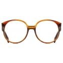Cutler & Gross - 1395 Round Optical Glasses - Small - Honey Havana - Luxury - Cutler & Gross Eyewear