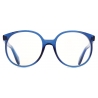 Cutler & Gross - 1395 Round Optical Glasses - Small - Prussian Blue - Luxury - Cutler & Gross Eyewear