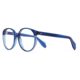 Cutler & Gross - 1395 Round Optical Glasses - Small - Prussian Blue - Luxury - Cutler & Gross Eyewear