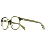 Cutler & Gross - 1395 Round Optical Glasses - Small - Olive - Luxury - Cutler & Gross Eyewear