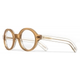 Cutler & Gross - 1396 Round Optical Glasses - Bi-Layer Butterscotch - Luxury - Cutler & Gross Eyewear