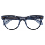 Cutler & Gross - 1392 Round Optical Glasses - Brooklyn Blue - Luxury - Cutler & Gross Eyewear