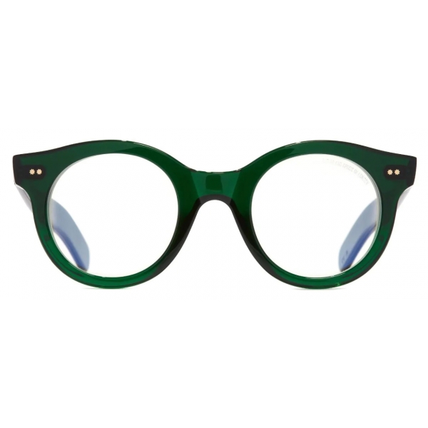 Cutler & Gross - 1390 Round Optical Glasses - Emerald Colour Studio - Luxury - Cutler & Gross Eyewear