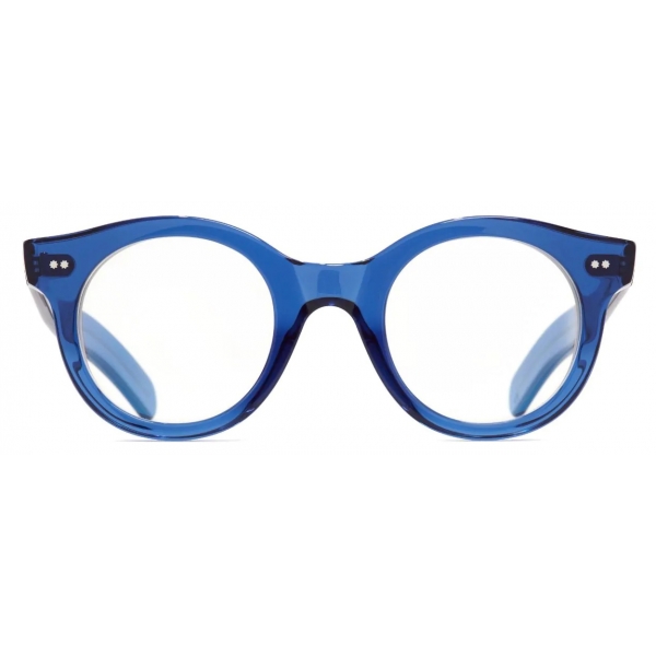 Cutler & Gross - 1390 Round Optical Glasses - Prussian Blue - Luxury - Cutler & Gross Eyewear