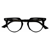 Cutler & Gross - 1383 Round Optical Glasses - Blue on Black - Luxury - Cutler & Gross Eyewear