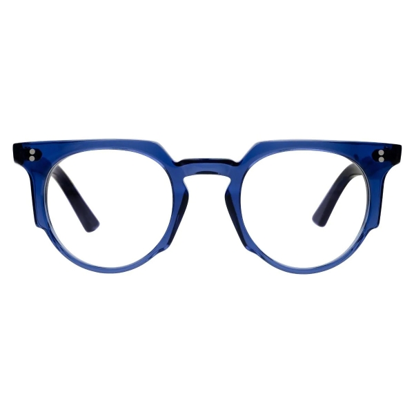 Cutler & Gross - 1383 Round Optical Glasses - Prussian Blue - Luxury - Cutler & Gross Eyewear