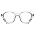 Cutler & Gross - 1384 Round Optical Glasses - Smoke Quartz - Luxury - Cutler & Gross Eyewear