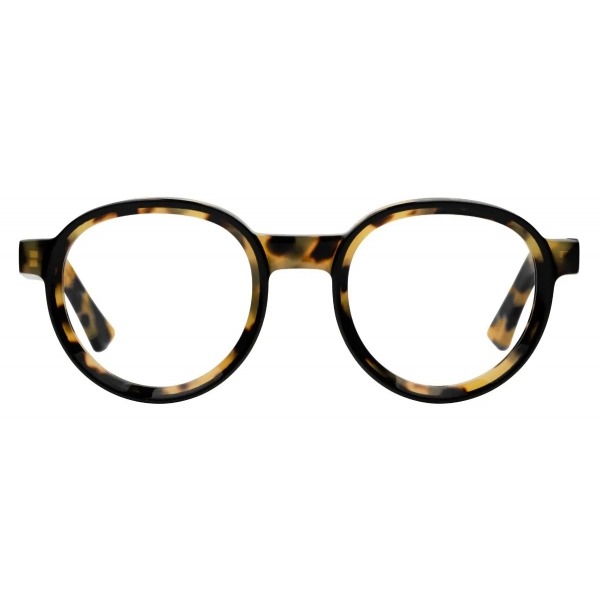 Cutler & Gross - 1384 Round Optical Glasses - Black on Camo - Luxury - Cutler & Gross Eyewear