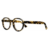 Cutler & Gross - 1384 Round Optical Glasses - Black on Camo - Luxury - Cutler & Gross Eyewear
