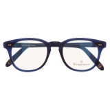 Cutler & Gross - 0932 Kingsman Round Optical Glasses - Matt Classic Navy Blue - Luxury - Cutler & Gross Eyewear