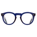 Cutler & Gross - 0734V3 Round Optical Glasses - Classic Navy Blue - Luxury - Cutler & Gross Eyewear