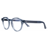 Cutler & Gross - 1378 Blue Light Filter Round Optical Glasses - Brooklyn Blue - Luxury - Cutler & Gross Eyewear