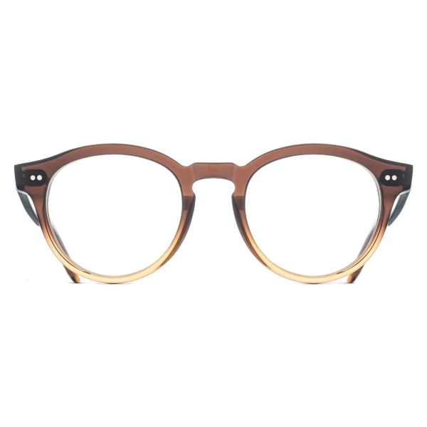 Cutler & Gross - 1378 Blue Light Filter Round Optical Glasses - Fireburst Grad - Luxury - Cutler & Gross Eyewear