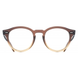 Cutler & Gross - 1378 Blue Light Filter Round Optical Glasses - Fireburst Grad - Luxury - Cutler & Gross Eyewear