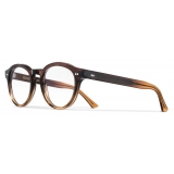 Cutler & Gross - 1378 Blue Light Filter Round Optical Glasses - Fireburst Grad - Luxury - Cutler & Gross Eyewear