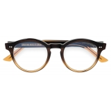 Cutler & Gross - 1378 Blue Light Filter Round Optical Glasses - Fireburst Grad - Luxury - Cutler & Gross Eyewear