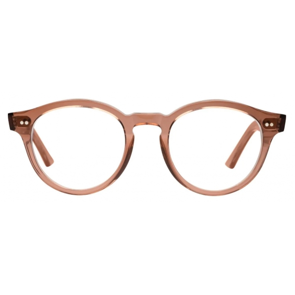 Cutler & Gross - 1378 Blue Light Filter Round Optical Glasses - Rhubarb - Luxury - Cutler & Gross Eyewear