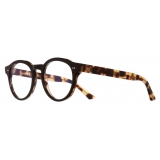 Cutler & Gross - 1378 Blue Light Filter Round Optical Glasses - Black on Camo - Luxury - Cutler & Gross Eyewear