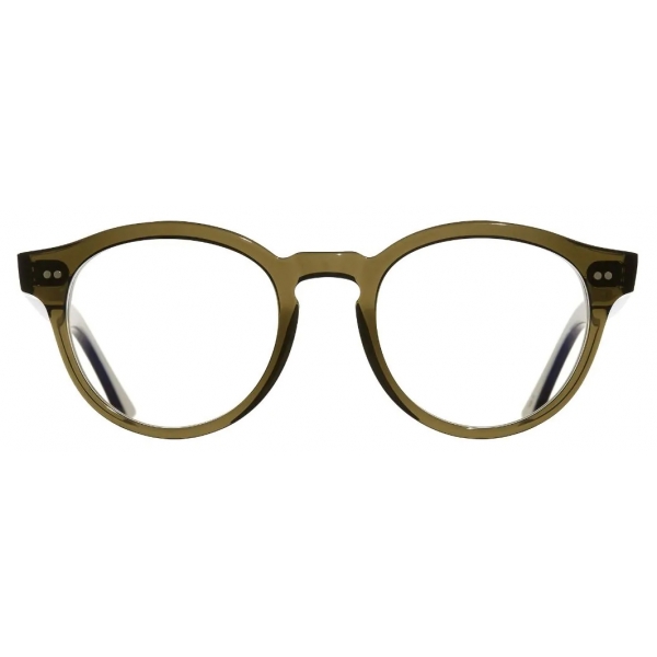 Cutler & Gross - 1378 Blue Light Filter Round Optical Glasses - Olive - Luxury - Cutler & Gross Eyewear