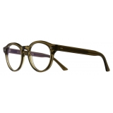 Cutler & Gross - 1378 Blue Light Filter Round Optical Glasses - Olive - Luxury - Cutler & Gross Eyewear