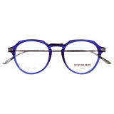 Cutler & Gross - 1302 Round Optical Glasses - Small - Ultraviolet - Luxury - Cutler & Gross Eyewear