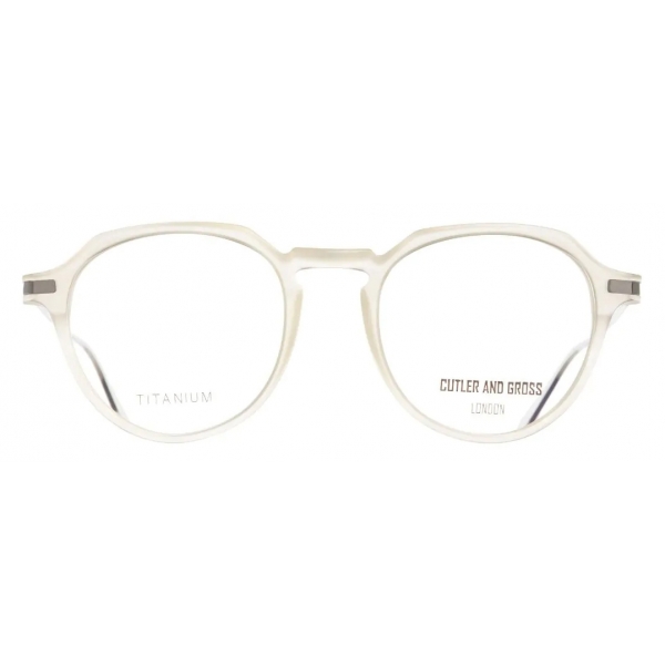 Cutler & Gross - 1302 Round Optical Glasses - Small - Lemonade - Luxury - Cutler & Gross Eyewear