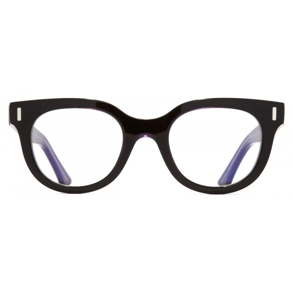 Cutler & Gross - 1304 Round Optical Glasses - Purple on Black - Luxury - Cutler & Gross Eyewear
