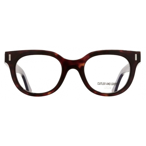 Cutler & Gross - 1304 Round Optical Glasses - Dark Turtle - Luxury - Cutler & Gross Eyewear