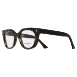 Cutler & Gross - 1304 Round Optical Glasses - Green Camo on Black - Luxury - Cutler & Gross Eyewear