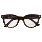 Cutler & Gross - 1304 Round Optical Glasses - Green Camo on Black - Luxury - Cutler & Gross Eyewear